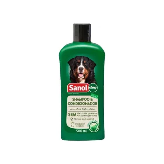 Frasco de shampoo e condicionador para pets