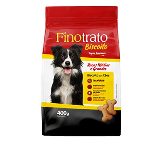 Biscoito Finotrato para Cães de Raças Médias e Grandes 400g
