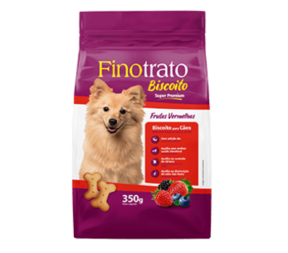 Biscoito Finotrato Frutas Vermelhas para Cães 350g
