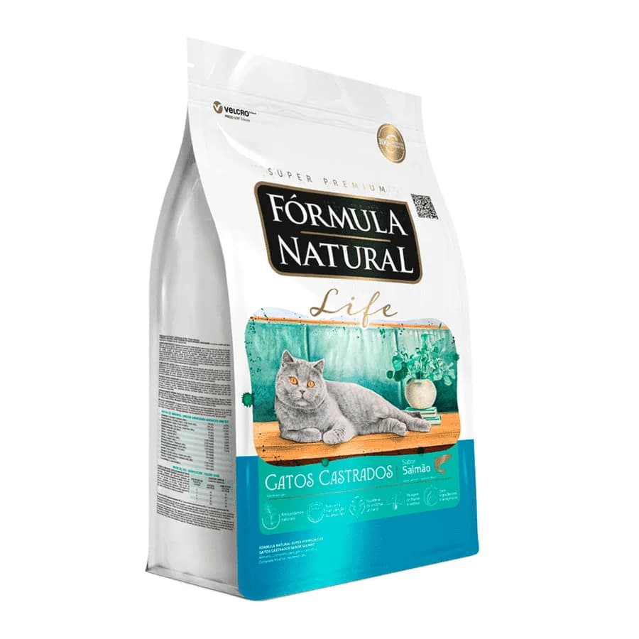 FORMULA NATURAL LIFE GATO CAST SALMAO 1KG