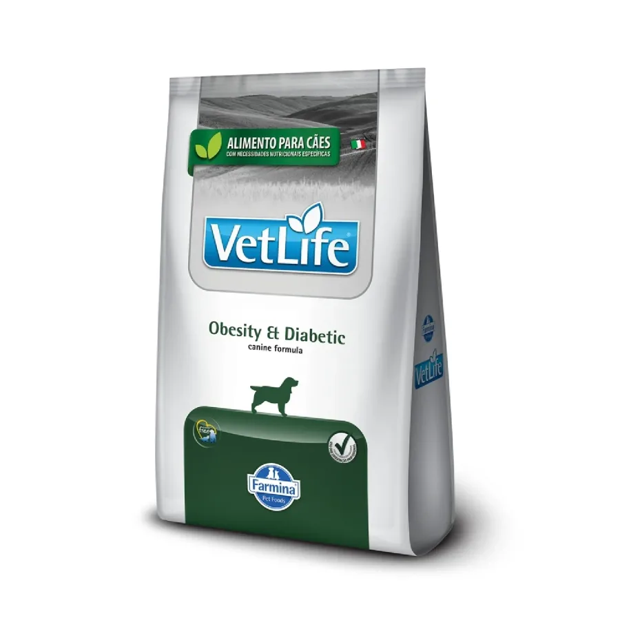 VET LIFE CANINE OBESITY DIABET 4X2KG