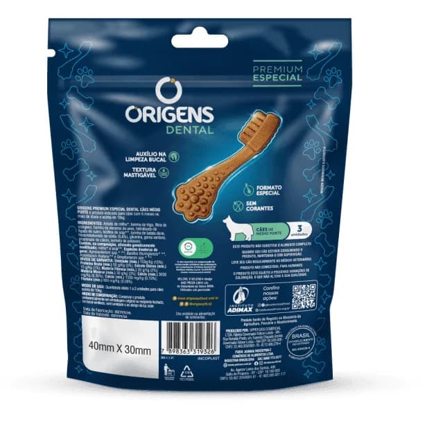 ORIGENS DENTAL 75G