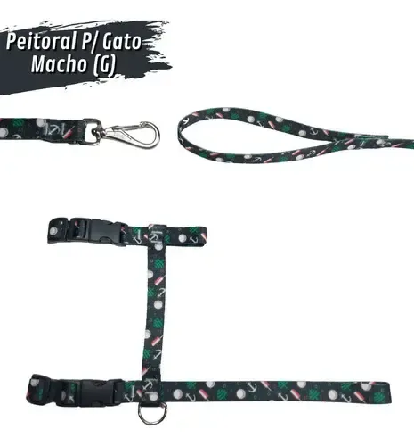 PEITORAL GATO MACHO MEDIO