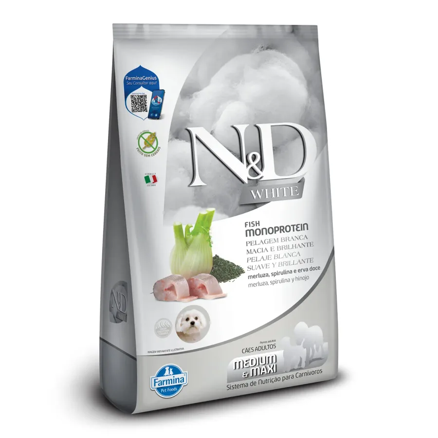 N&D WHITE CAN ADT MD/MX MERLUZA 7KG