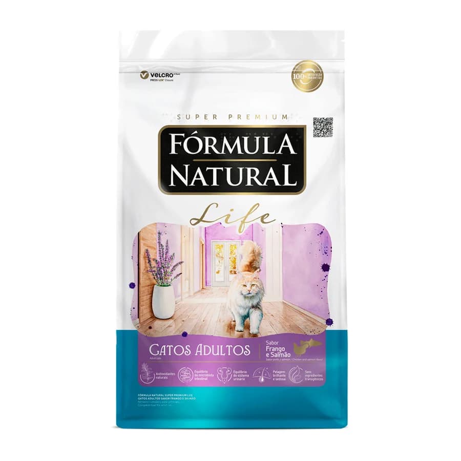 FORMULA NATURAL LIFE GATO AD FRAN/SALM 1KG