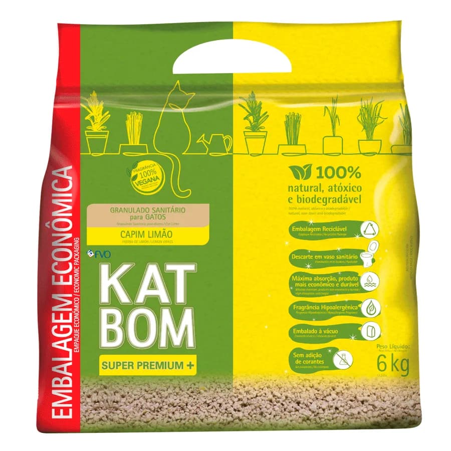 KATBOM ECONOMICO CAPIM LIMAO 3X6KG