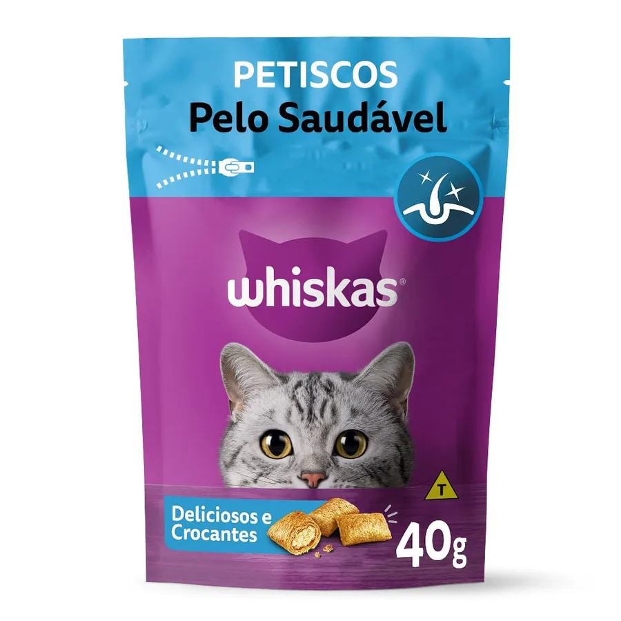 WHISKAS TEMPTATIONS SAUDAVEL 24X40G