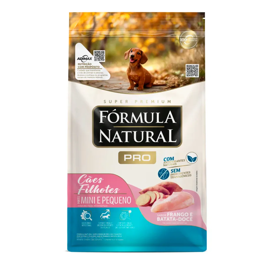 Fórmula Natural PRO CAES FILH MINI/PEQ 3X2,5KG