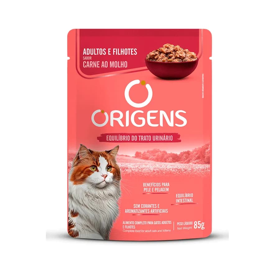 SACHE ORIGENS GATO AD/FILH 18X85G