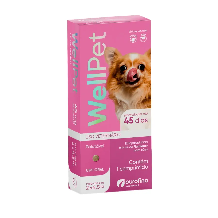 WELLPET 45MG (2 A 4,5KG)