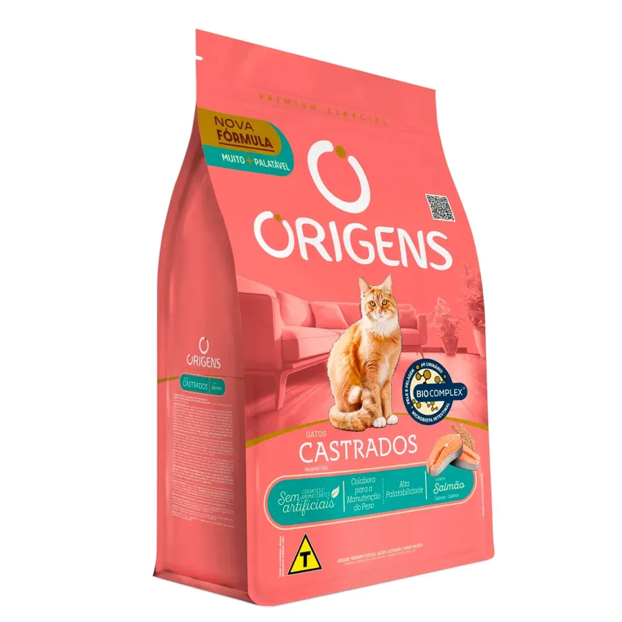 ORIGENS GATO CAST SALMAO 4X3KG