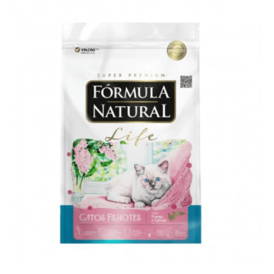 Fórmula Natural LIFE GATO FILH FRAN/SALM 7KG