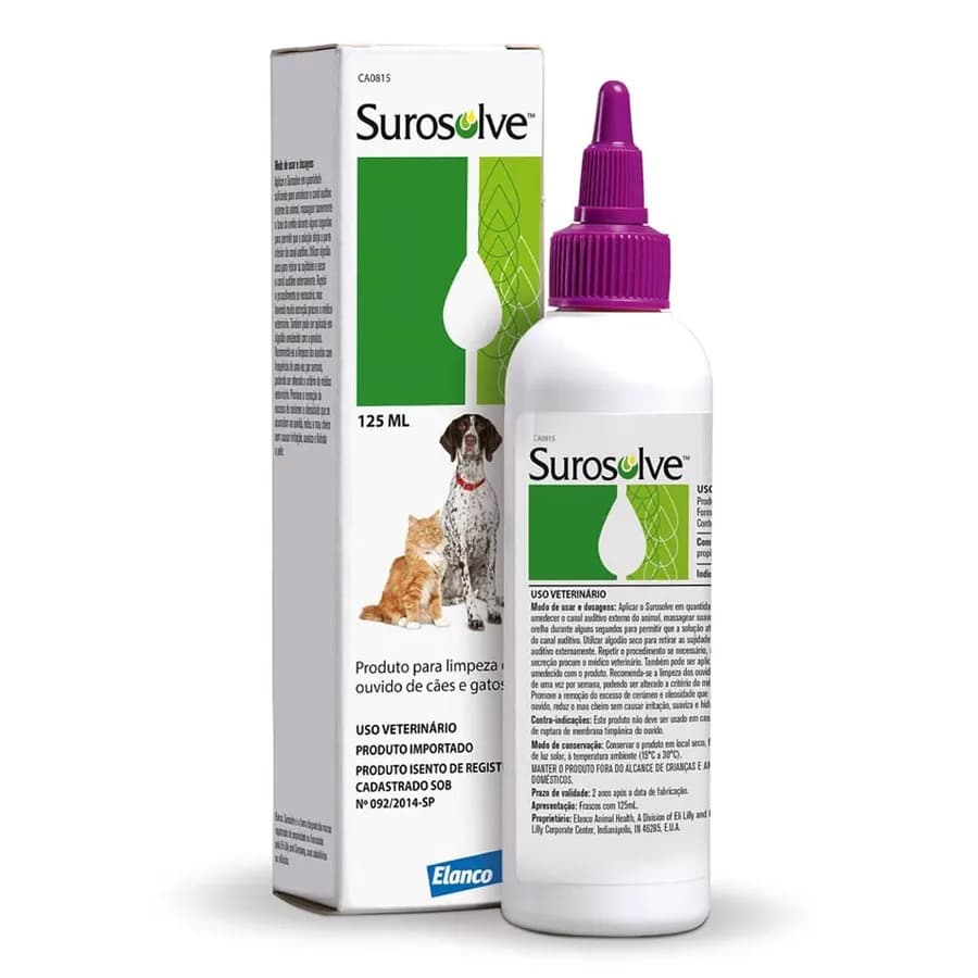 SUROSOLVE LIQ CAES/GATOS 125ML