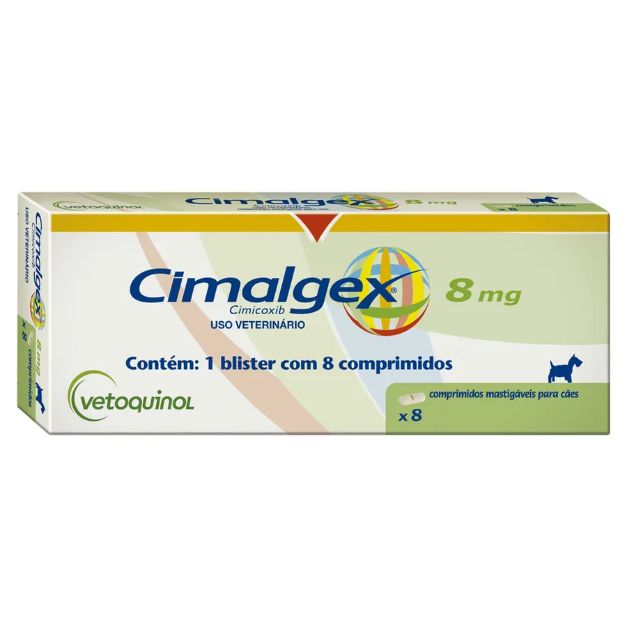 CIMALGEX 8MG 8 CP - VETOQUINOL