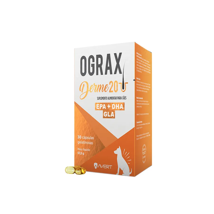 OGRAX DERME 20 SUPL 57,5 GR - 30 CAPS