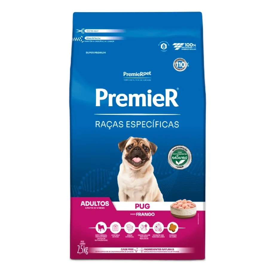 PREMIER RACAS ESP CAES AD PUG 2,5KG