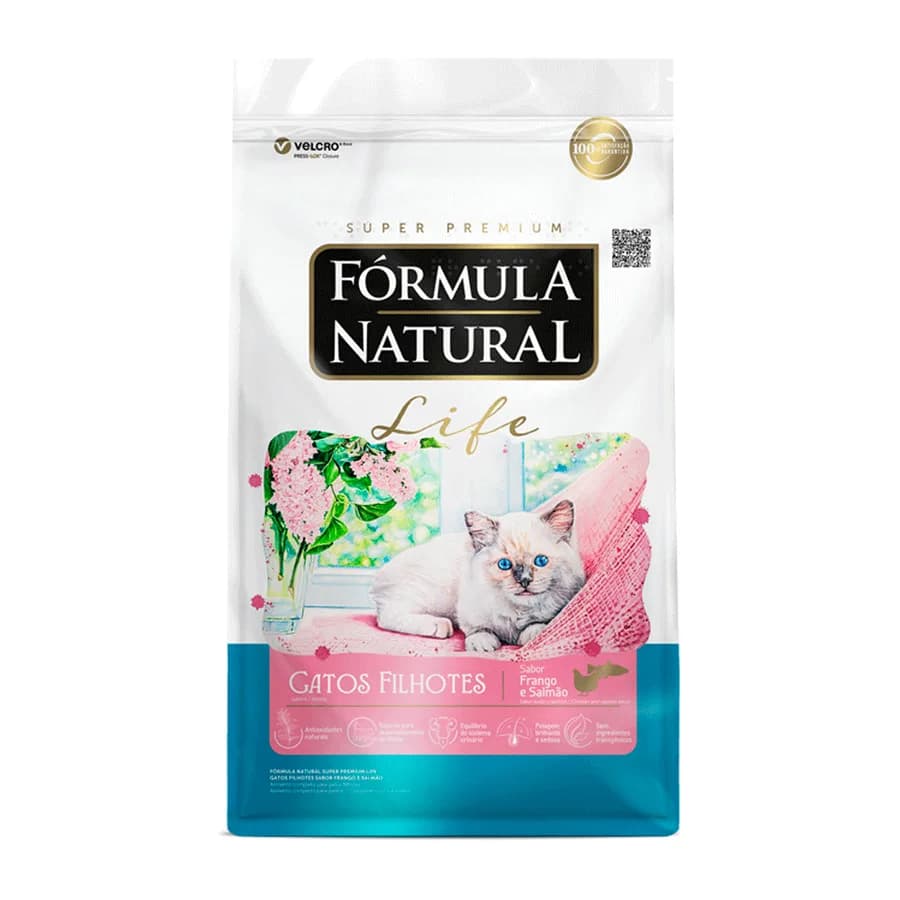 Fórmula Natural LIFE GATO FILH FRAN/SALM10,1KG