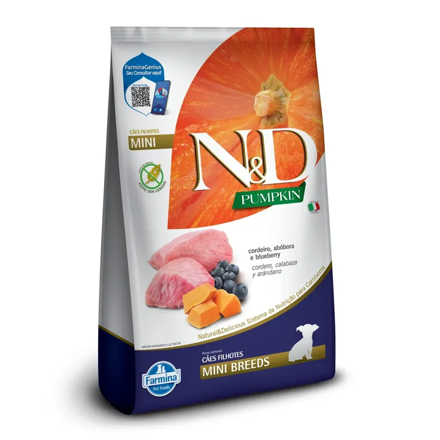 N&D CF PUMPKIN CANI PUPPY COR MINI6X800G