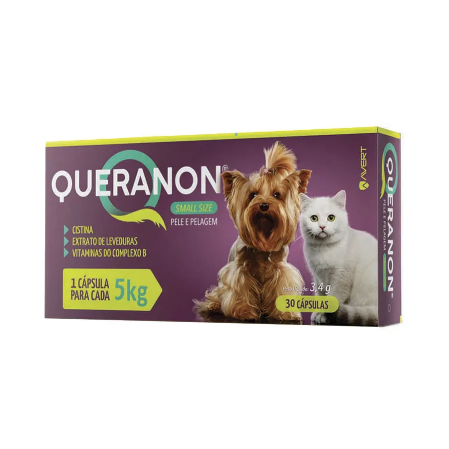 QUERANON SMALL SIZE - 30 CAPS (1 P/5 KG)