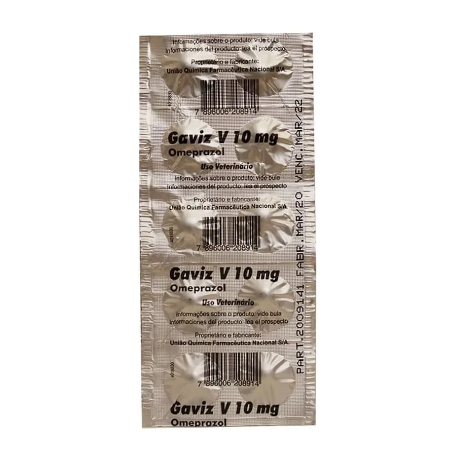 GAVIZ V 10 MG 5 STRIPS X 10 COMP-DISPLAY