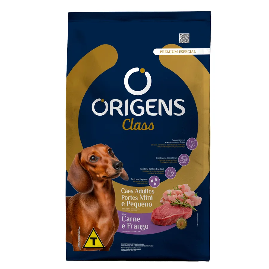 ORIGENS CLASS CAES AD MINI/PEQUENO CAR/FRA 3KG