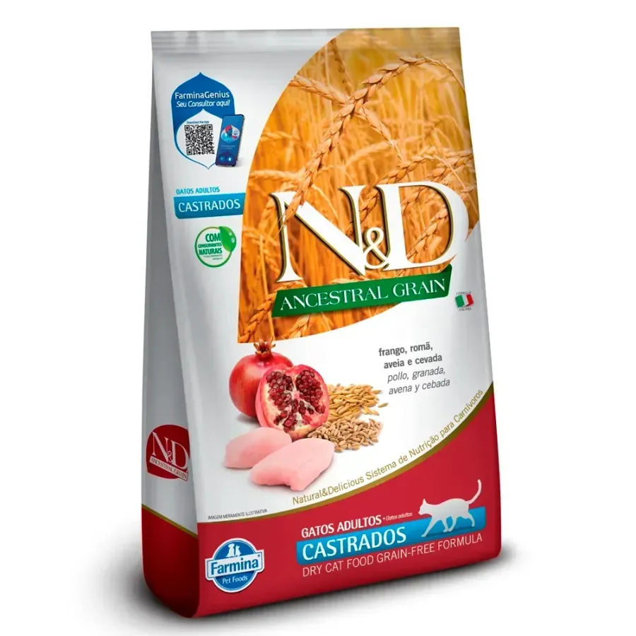 N&D ANCESTRAL FEL FRANGO ADT CAST 7,5KG