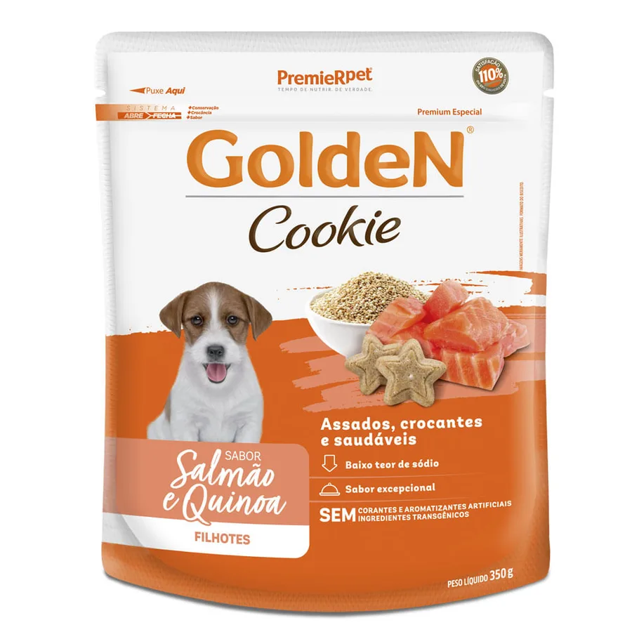 GOLDEN COOKIES FIL SALMAO/QUINOA 350G