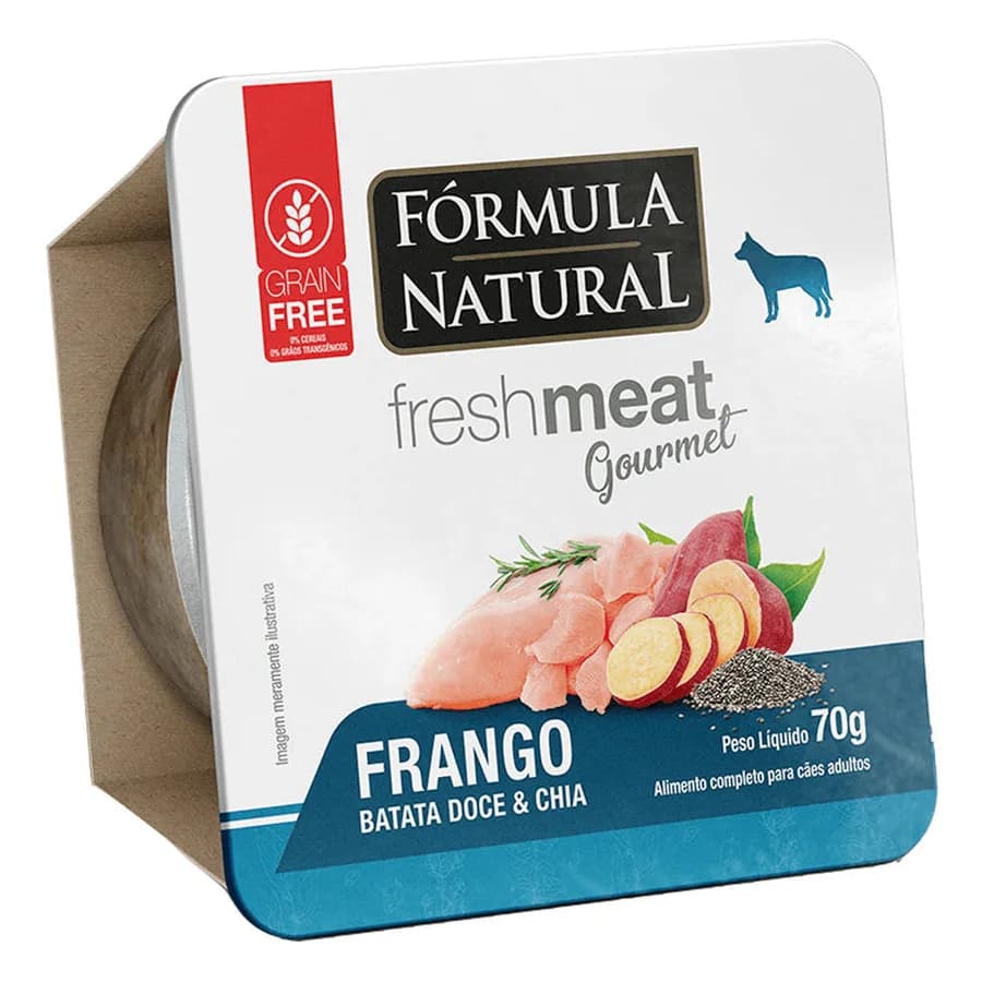 Fórmula Natural GOURMET CAES FRANGO 3X(4X70G)