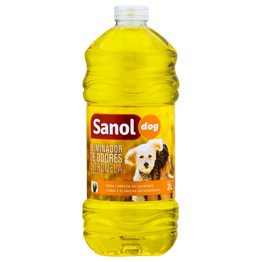 ELIM DE ODORES CITRONELA SANOL DOG 6X2L