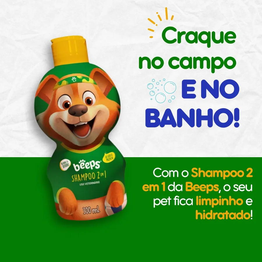 BEEPS SH 2 EM 1 300ML EDICAO FUTEBOL - UN