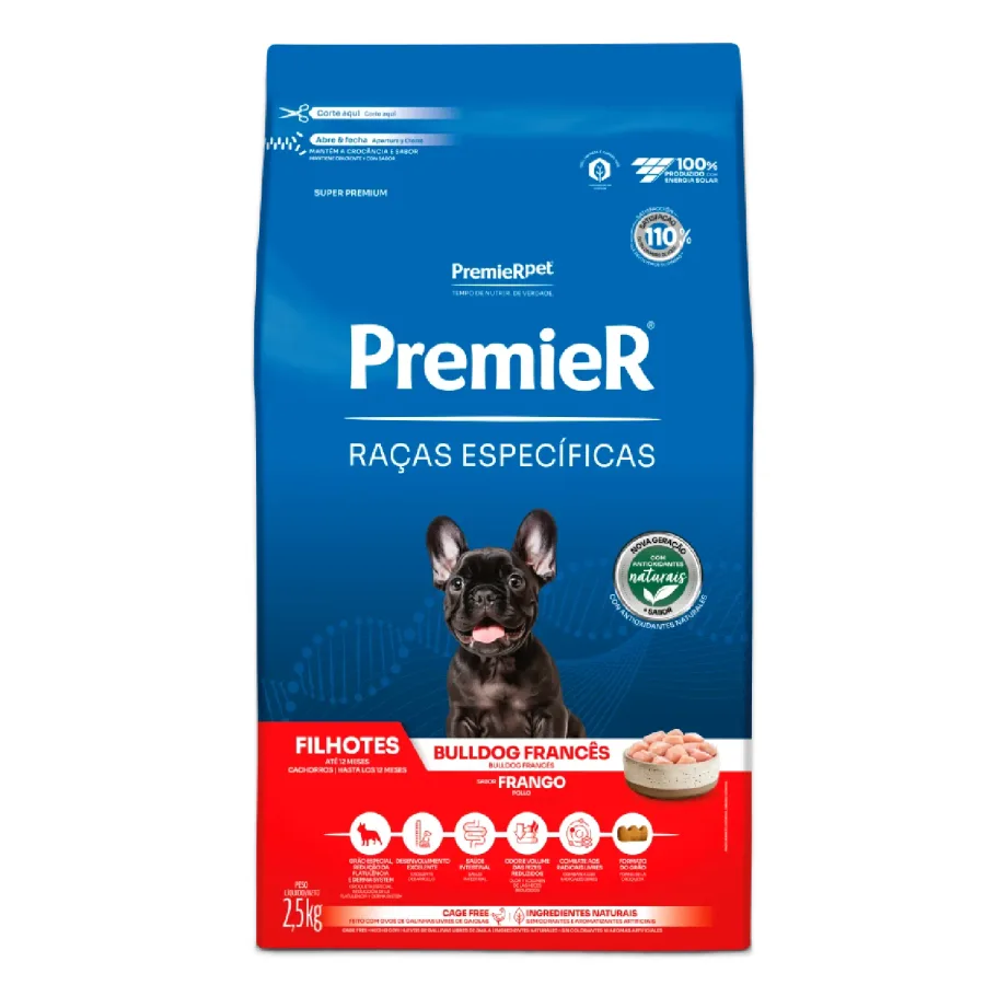 PREMIERBULLDOG FRANCES FILHOTE 6X2,5KG