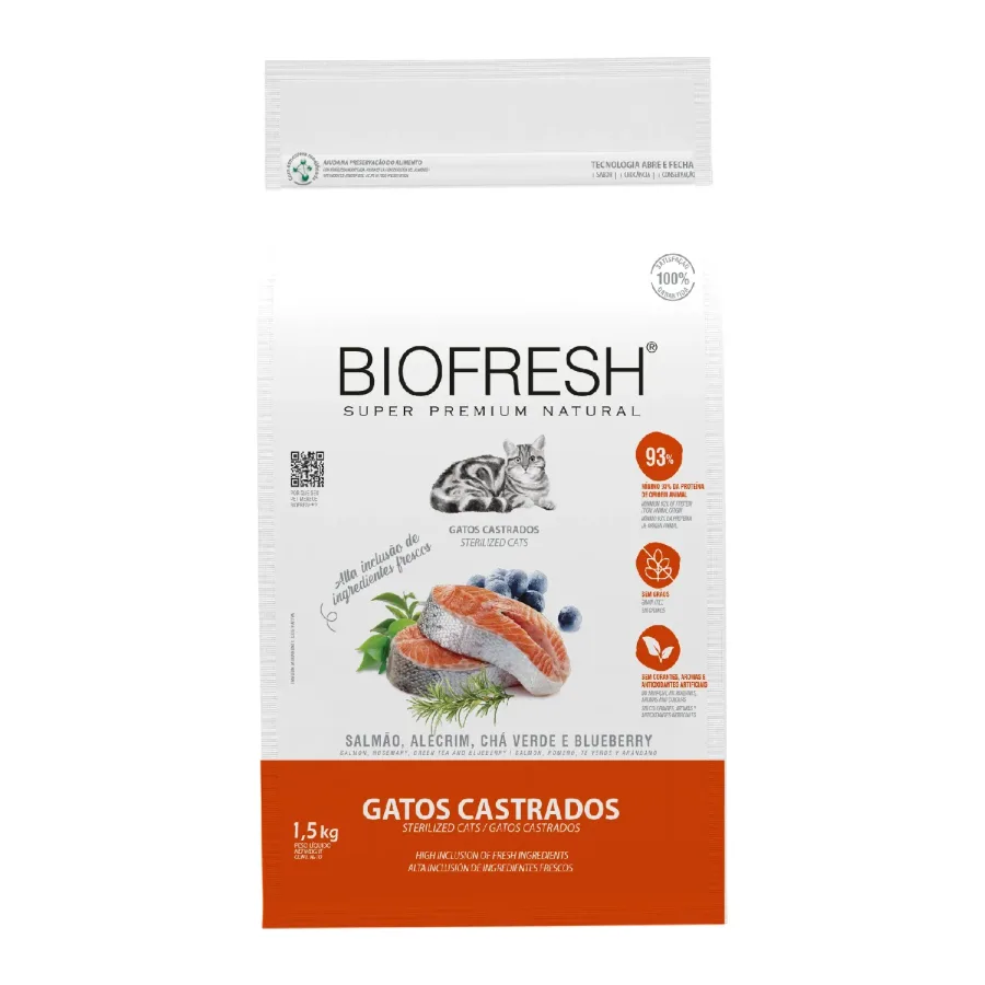 BIOFRESH GATOS CASTRADO SALMAO6X1,5KG