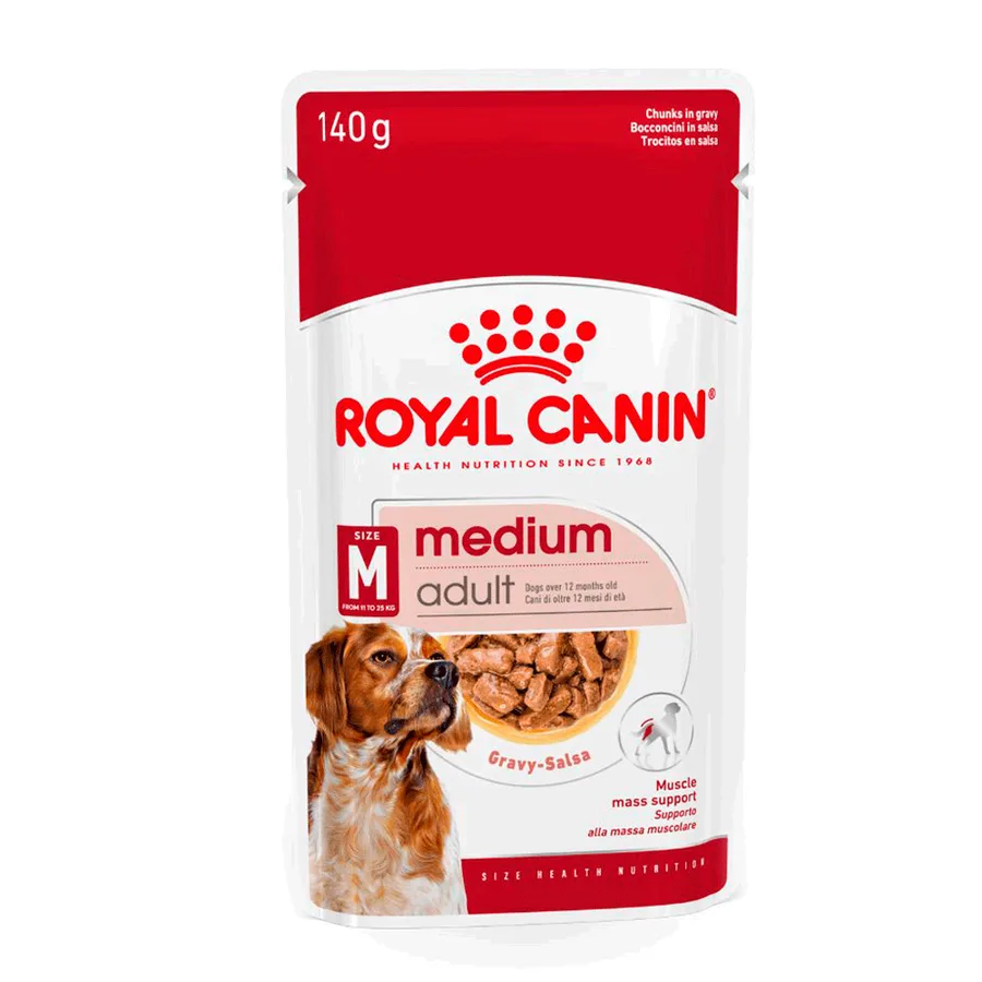 Royal Canin Size Health Nutrition MEDIUM ADULT WET 140 G