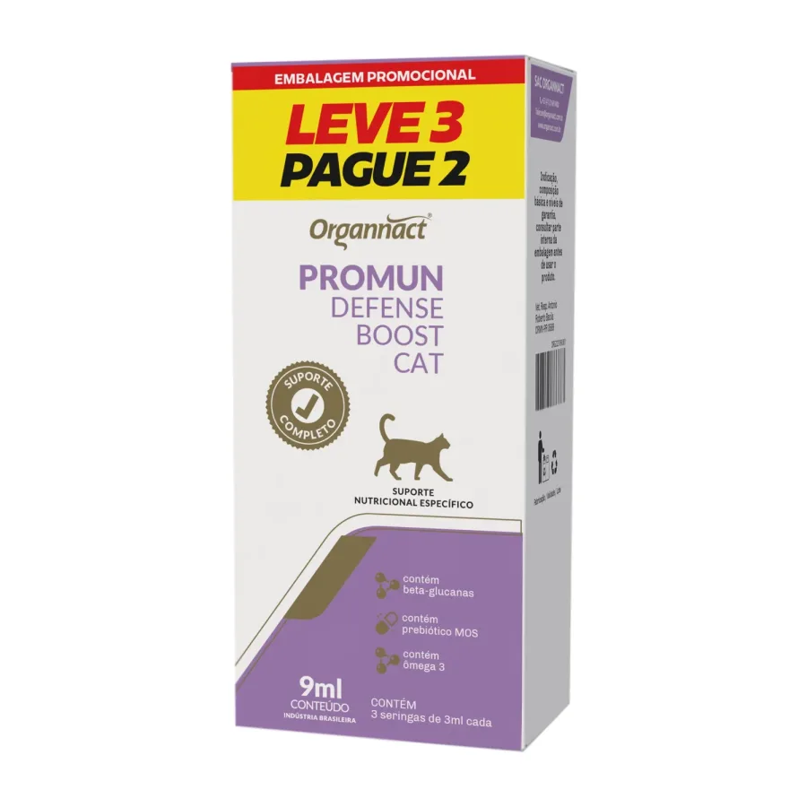 PROMUN DEFENSE BOOST CAT (3X3ML) - LEVE 3 PAGUE 2
