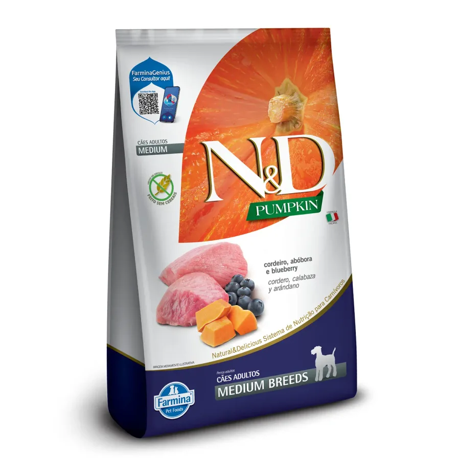 N&D CF PUMPKIN CANI AD CORD MEDIUM10,1KG