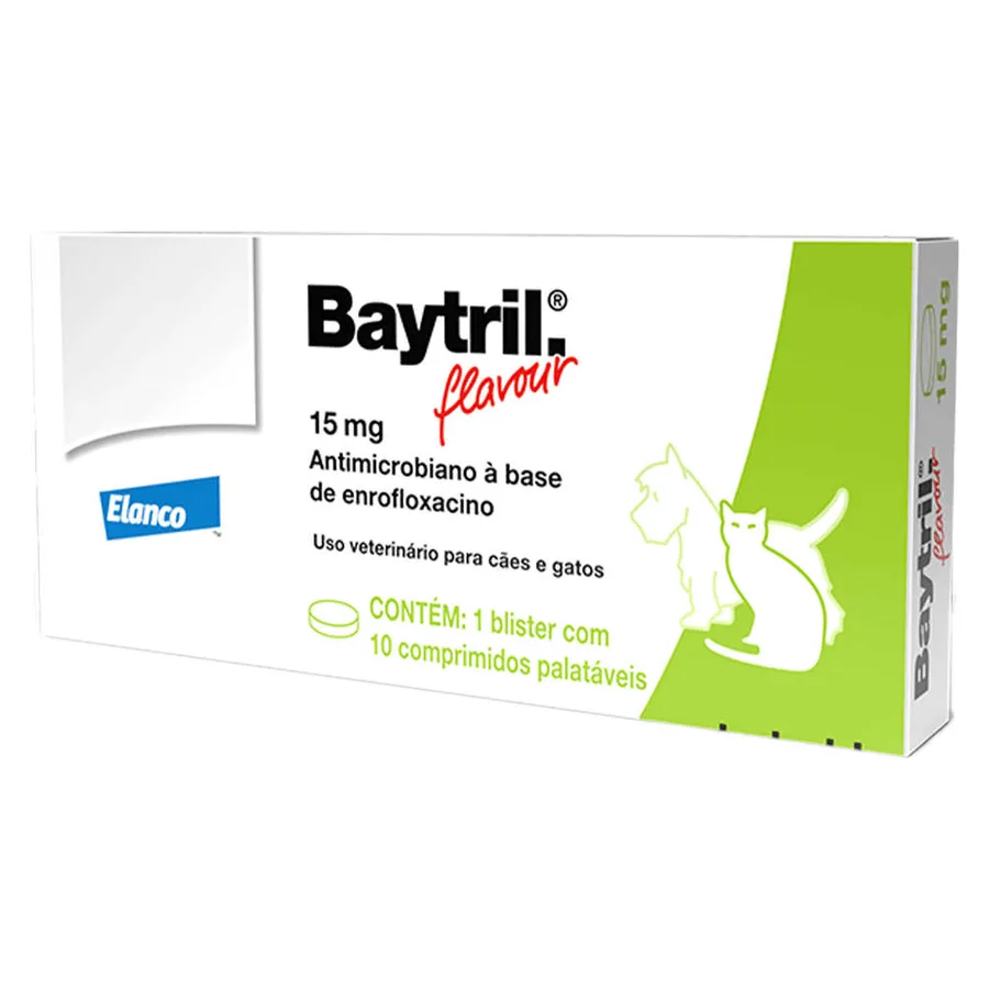 BAYTRIL FLAVOUR 15MG CAES E GATOS ATE3KG