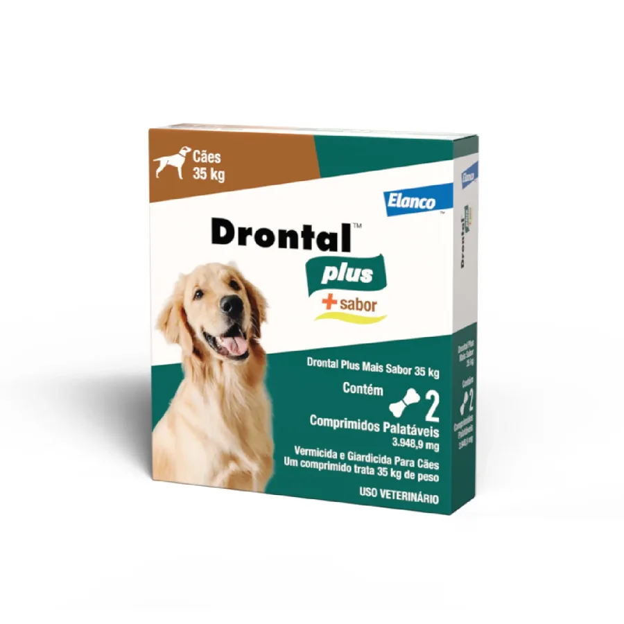 DRONTAL TASTY TAB DOG 35KG 1BLCD X2 BR