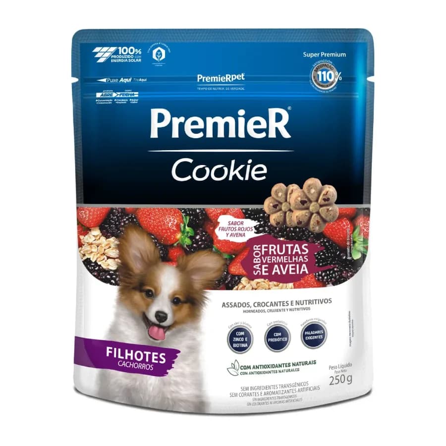 PREMIER COOK CAES FILH FRUT/VERM 250G