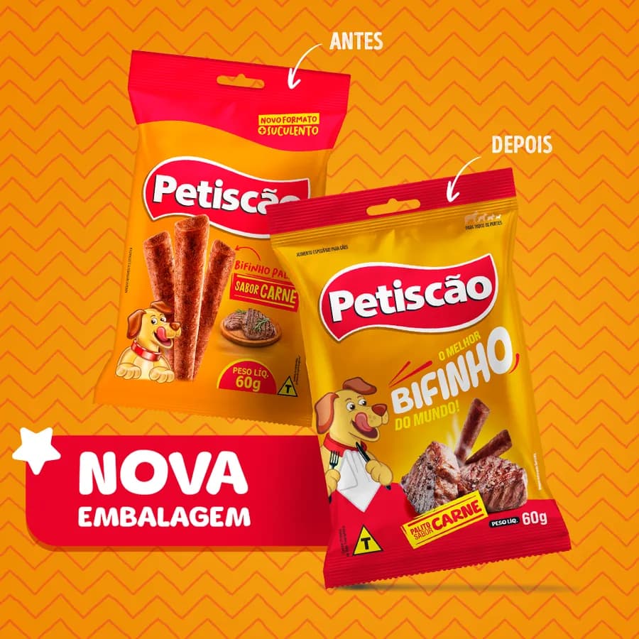 PETISCAO PALITO BIFINHO CARNE60G