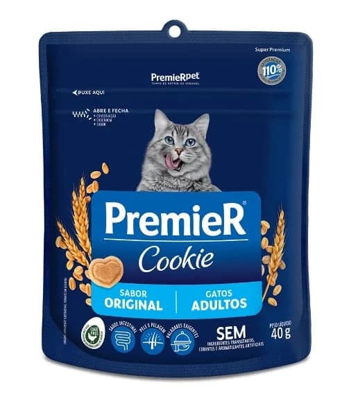PREMIER COOKIE GATOS ADULT 40 G