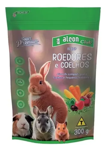 ALCON CLUB BLEND ROEDORES E COELHOS 300G