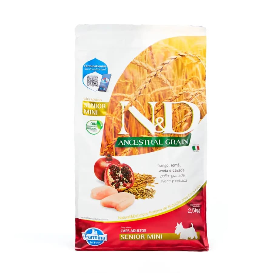 N&D ANCESTRAL CAN FRAN SEN MINI 4X2,5KG