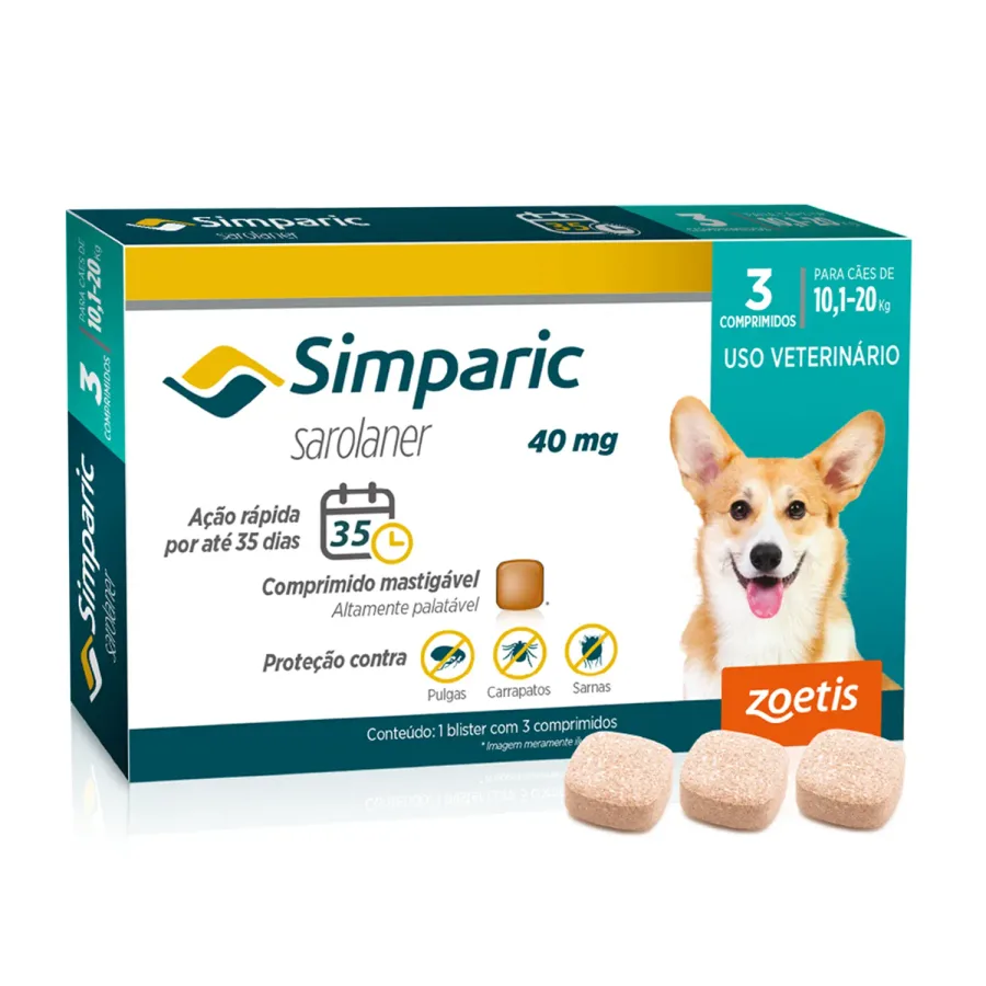SIMPARIC 40MG 3COMP - 10,1 A 20KG