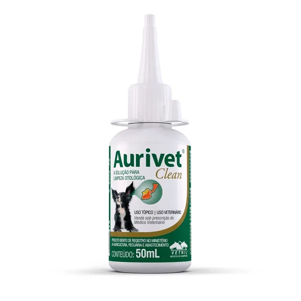 AURIVET CLEAN 50ML - UN