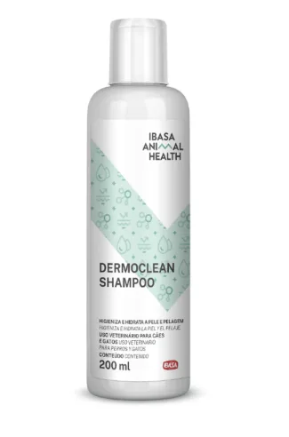DERMOCLEAN MOUSSE ANIMAL HEALTH 200ML IBASA