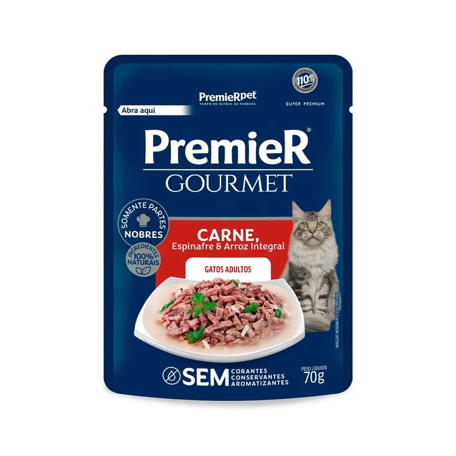 PREMIER GMT GATOS AD CARNE 70G