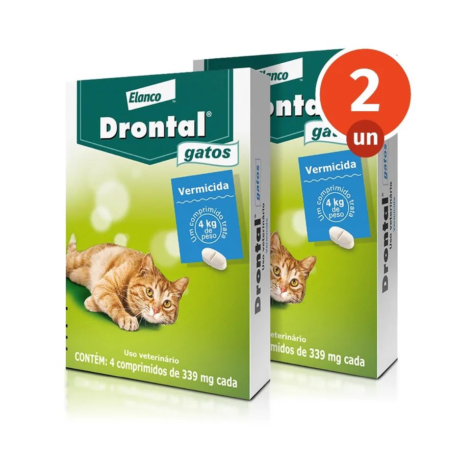 DRONTAL GATOS 4 CP (GATOS ATE 4KG)