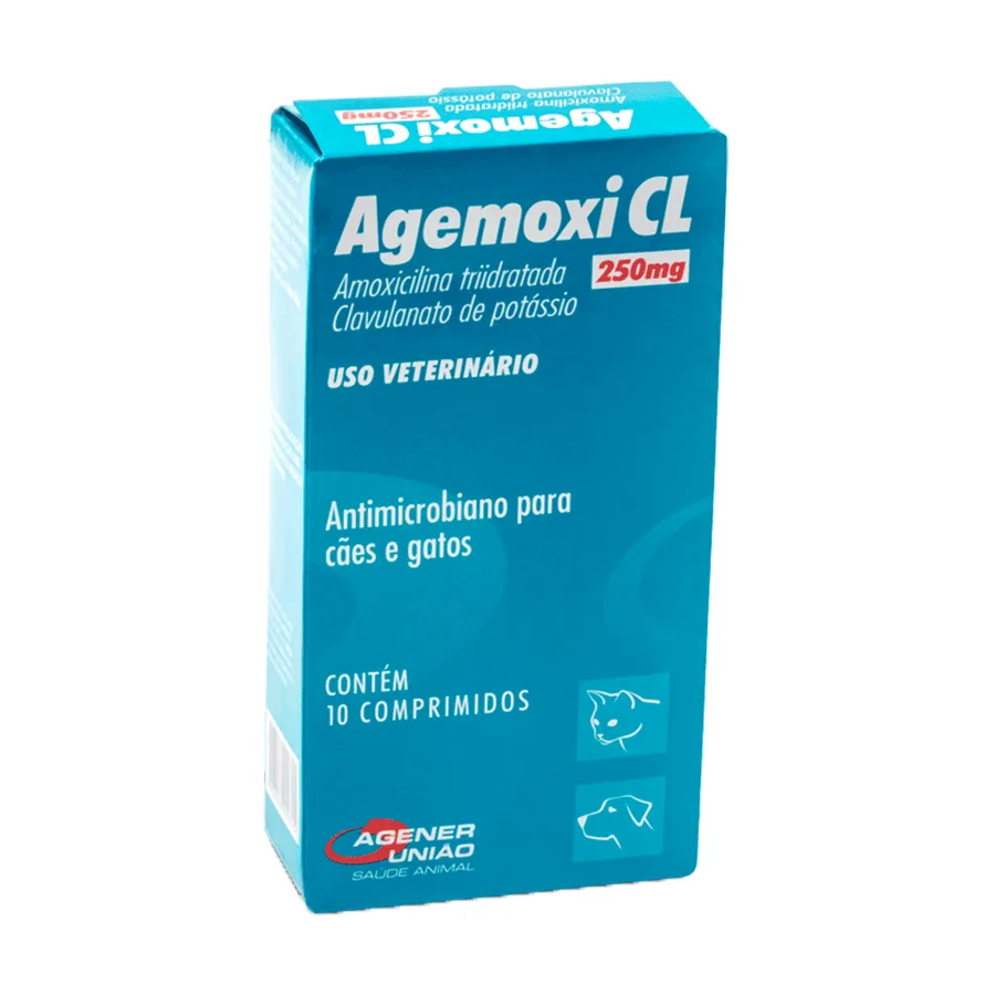 AGEMOXI CL 250 MG 10 COMP