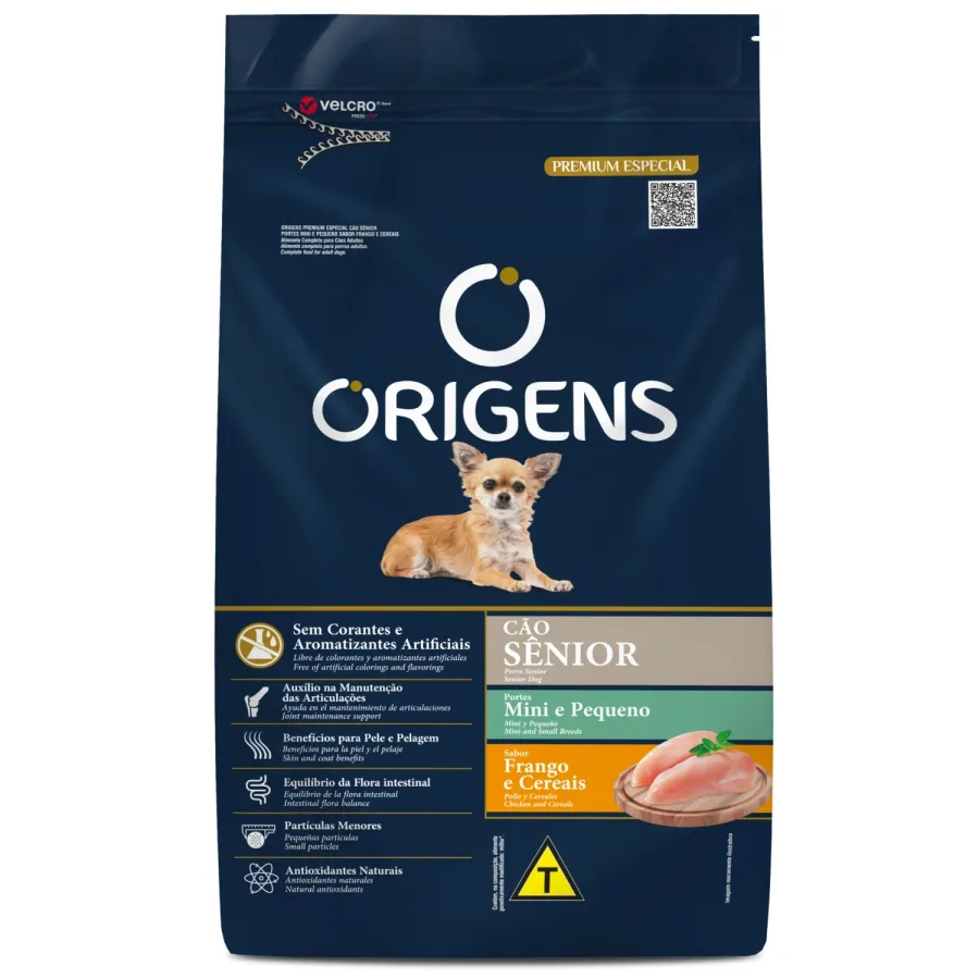ORIGENS CAO SENIOR MINI/PEQ 4X3KG