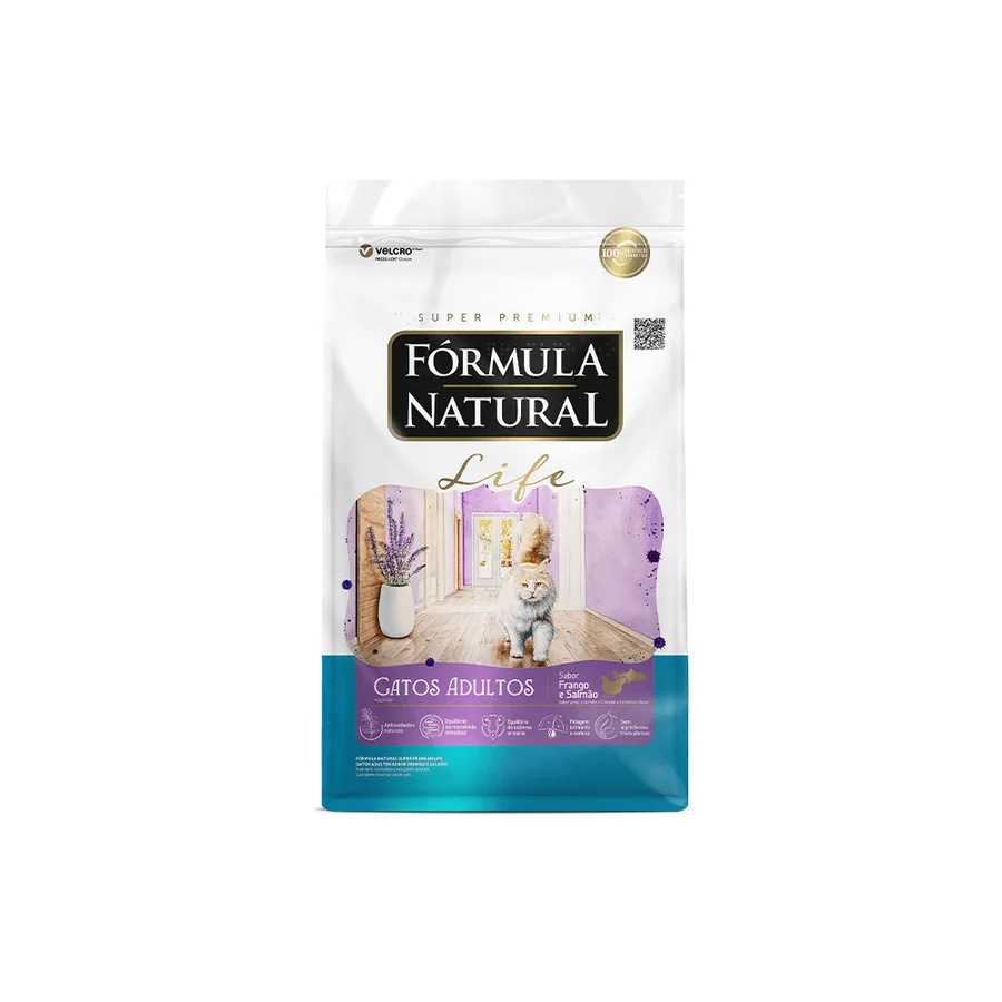 Fórmula Natural LIFE GATO AD FRAN/SALM 7KG